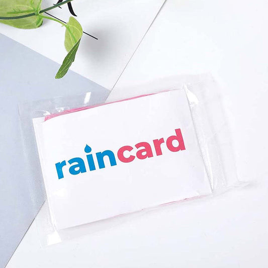 wallet‑size emergency rain pouch, compact waterproof rain poncho in pouch,