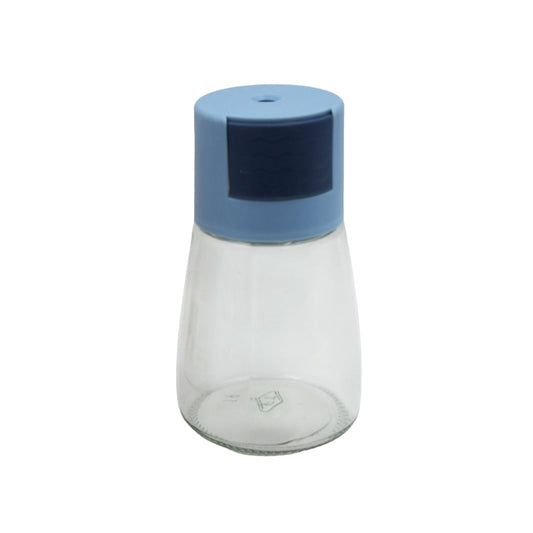 glass salt bottle, salt dispenser 0.5g, salt shaker for kitchen, precise salt shaker, seasoning dispenser, press salt container, picnic salt bottle
