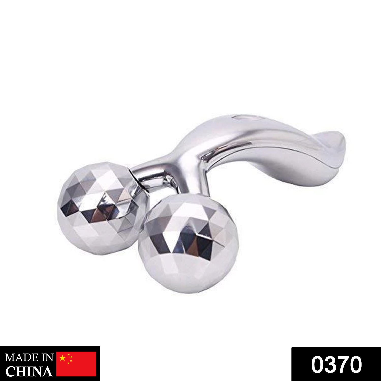 Face massager with 3D rolling design. 3D face roller, face massager for women, solar microcurrent roller, skin tightening tool, facial massage roller, y-shaped face massager