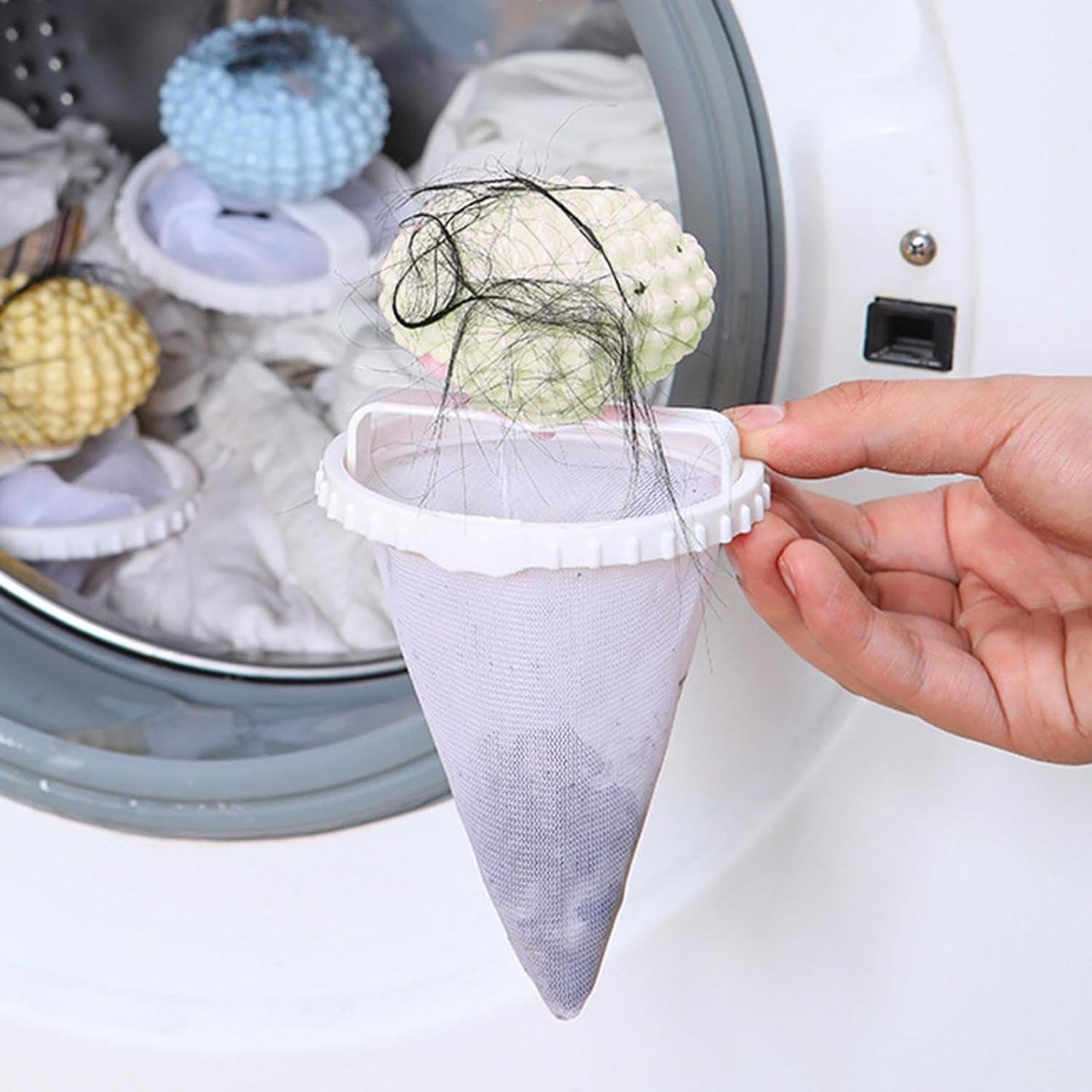 lint remover, washing machine lint filter, pet hair remover laundry, floating lint bag, mesh lint catcher, reusable lint bag, washing machine filter bag

