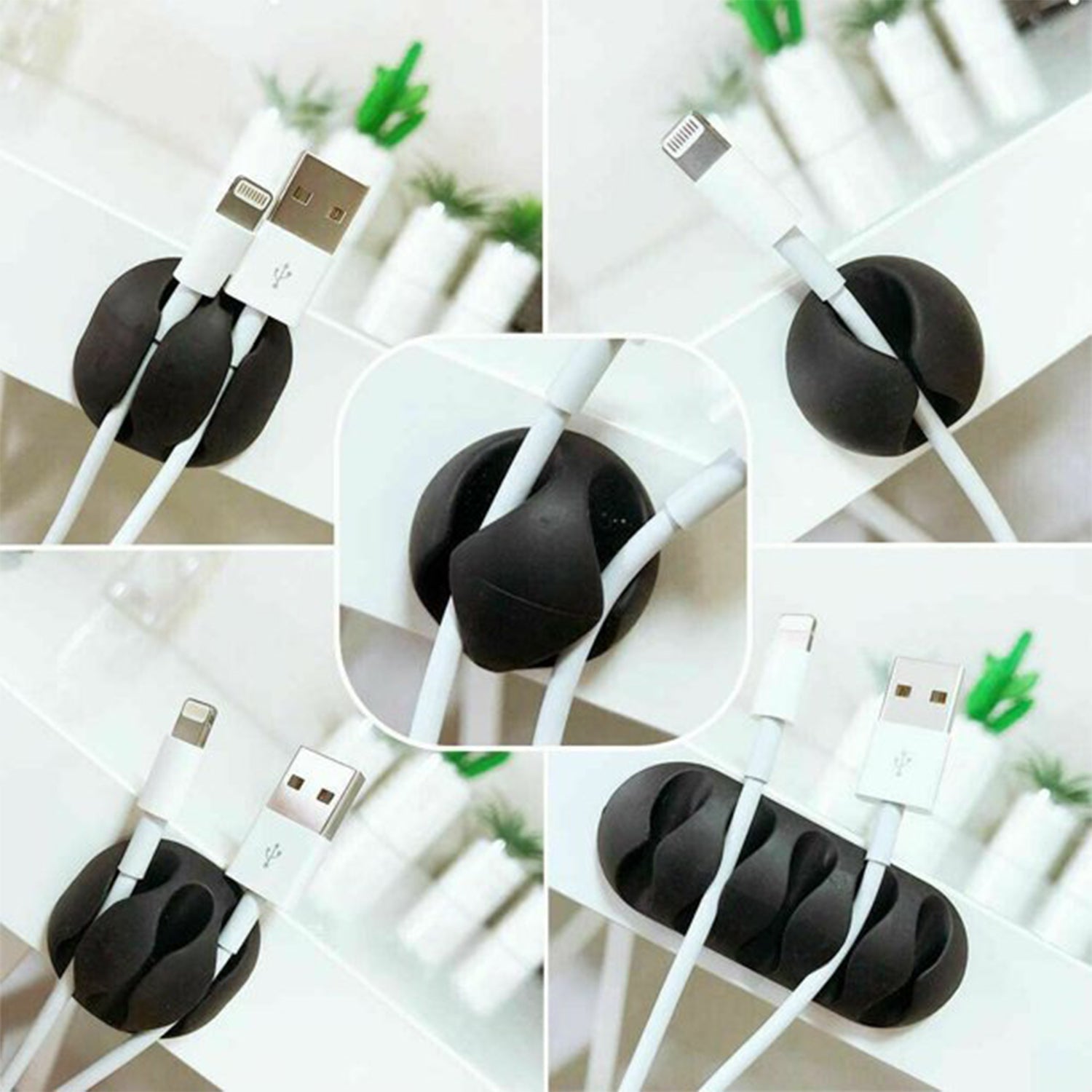 cable holder clips, wire organizer, desk cable clips, cable management, adhesive wire holders, cord supporter, cable clips black, cable holder for wall