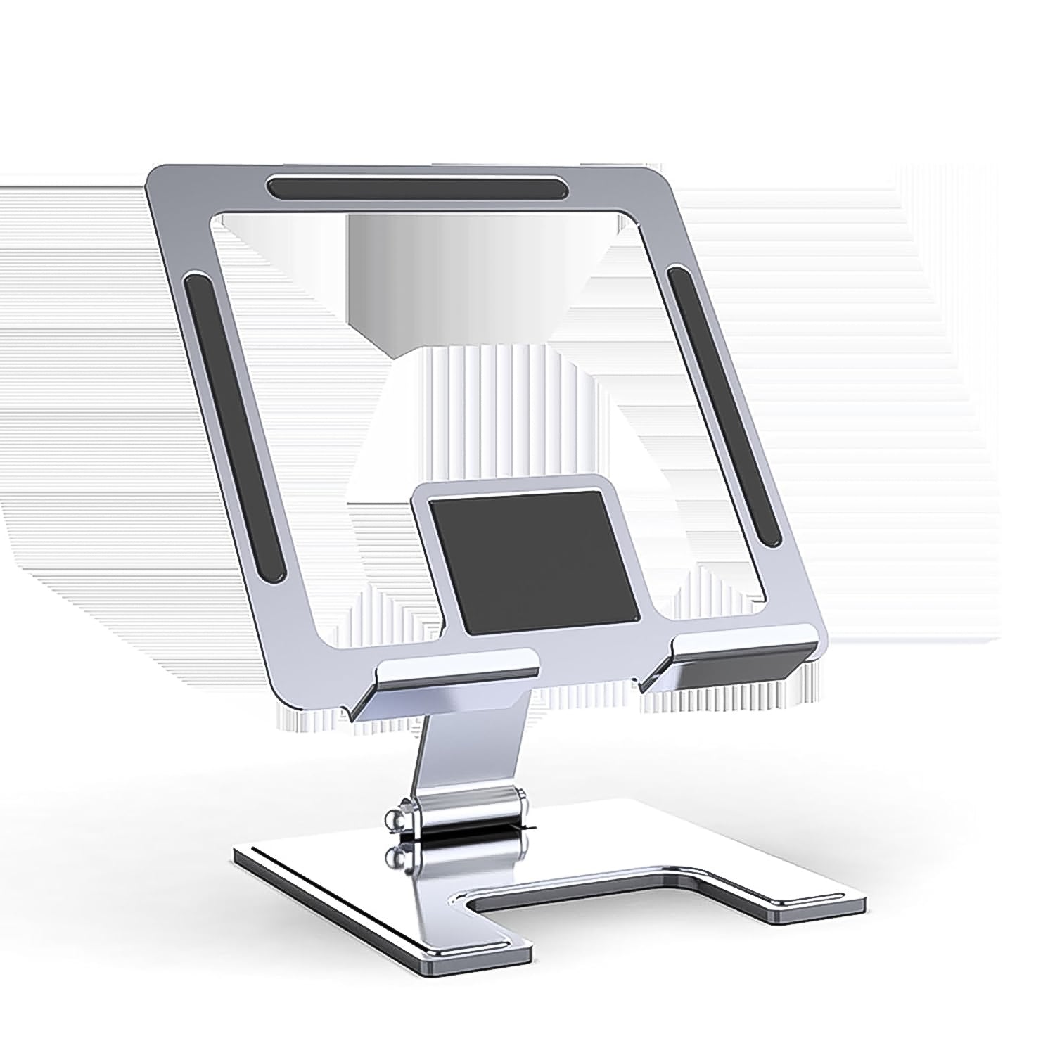 adjustable desktop phone and tablet stand with aluminium build, best mobile holder for desk and office use, universal mobile and tablet stand for video calls and meetings,
