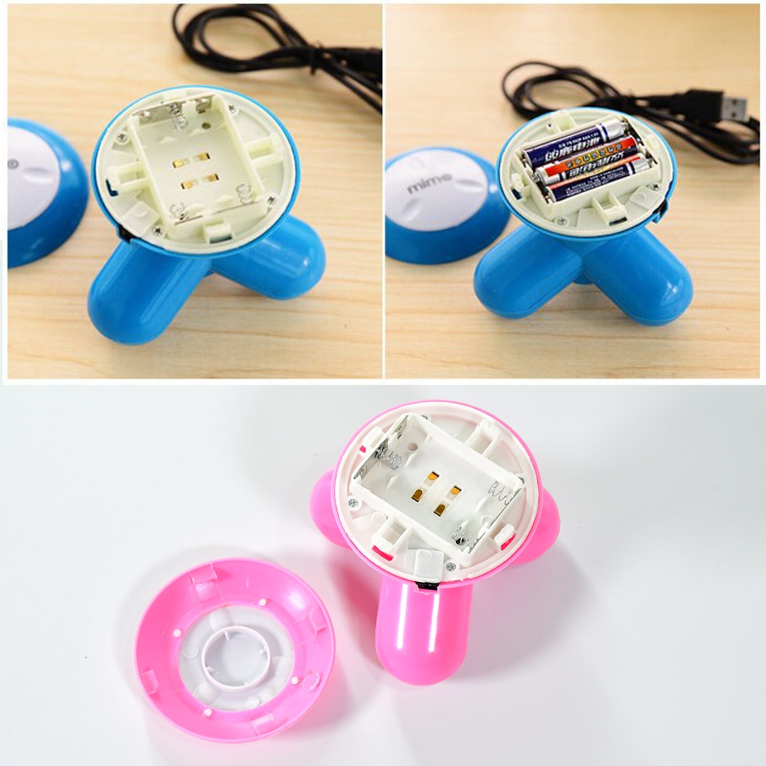 Electric massager for relieving muscle tension and pain. USB body massager, portable vibration massager, electric pain relief device, full body muscle massager, compact body massager, handheld USB massager
