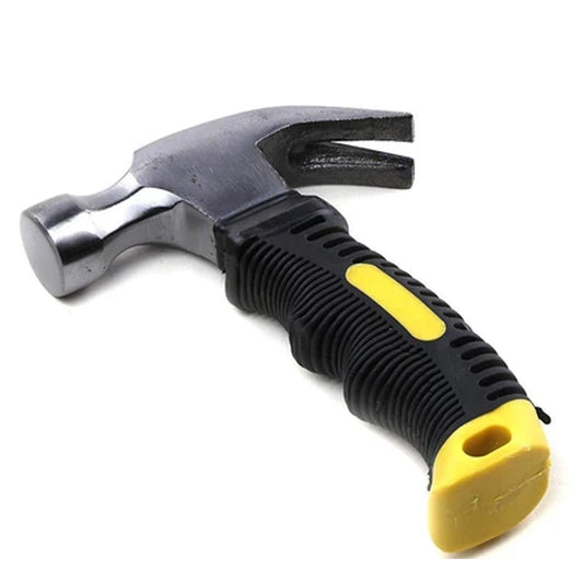 Mini claw hammer for carpentry. Mini claw hammer, compact carpenter hammer, fiberglass handle hammer, anti-slip grip hammer, small hammer for home use, hathodi