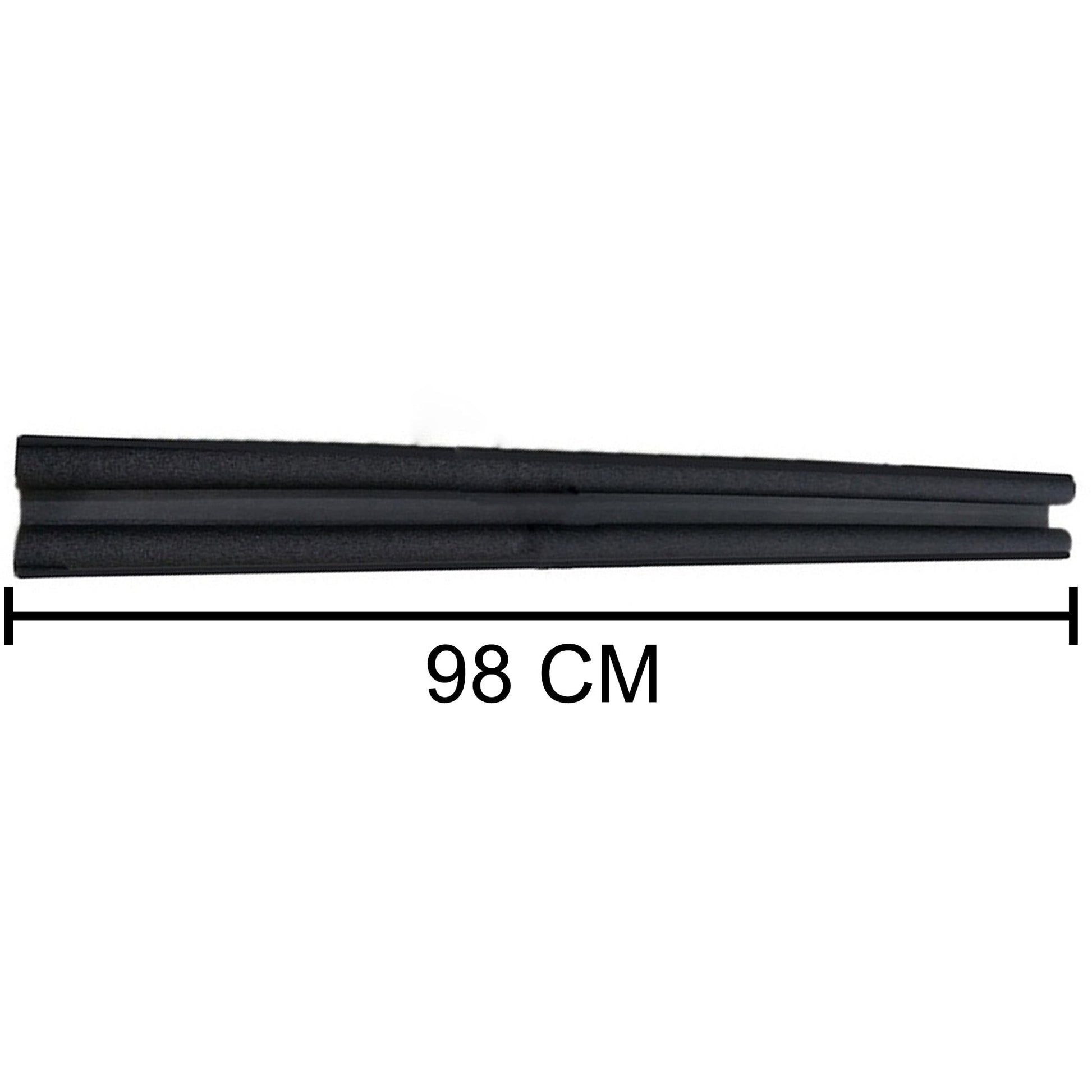 Draught guard for doors, twin seal for blocking cold air. door draft stopper, twin draught guard, under door seal, door noise blocker, door dust stopper, fabric door seal, window draft stopper, energy saving door guard, door seal guard 98cm