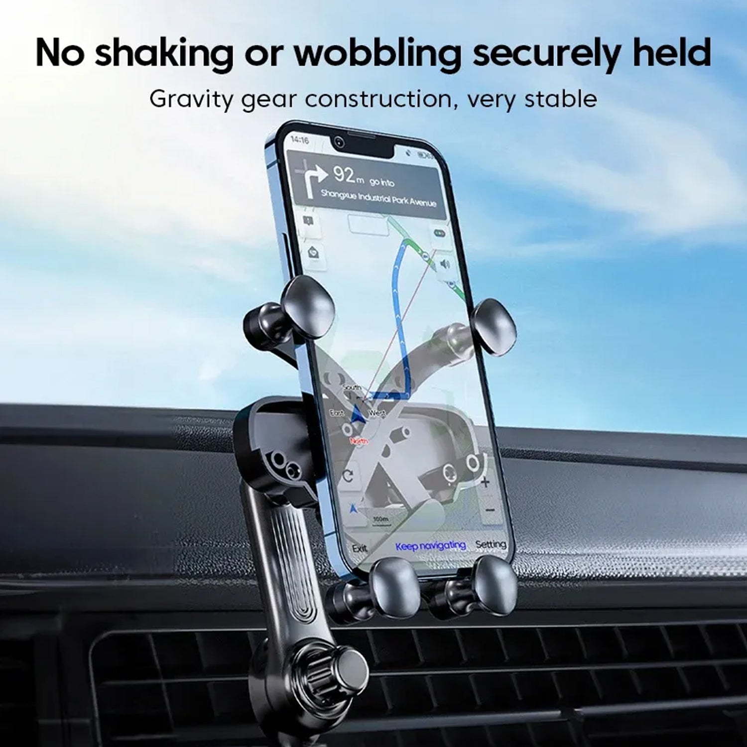 adjustable car mobile holder for dashboard and windshield, best mobile stand for car navigation in India, universal phone mount with strong grip for car use, 360° rotating car mobile holder for all smartphones,