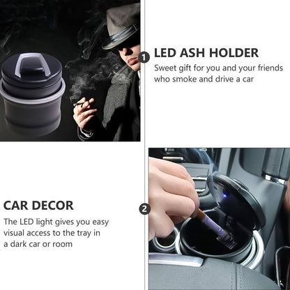 car smoking accessories, LED ashtray India, portable auto ashtray, ash tray for car cup holder, vehicle interior ashtray, car ashtray with cover and light,