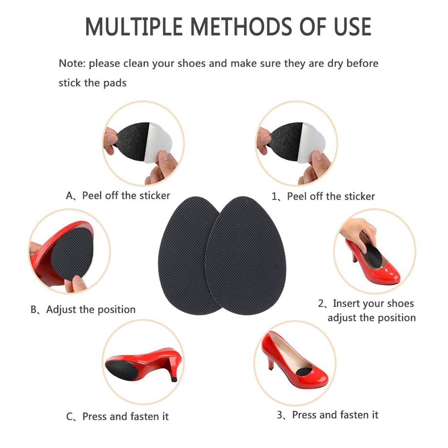 12 pc self-adhesive anti-slip shoe grip stickers for added traction, waterproof and durable shoe sole grip pads for safety, best non-slip stickers for shoe soles in India, self-stick anti-skid shoe grips for daily wear shoes, reusable anti-slip shoe grip stickers for flats heels and sandals, DIY traction pads for shoes in rainy and slippery conditions,