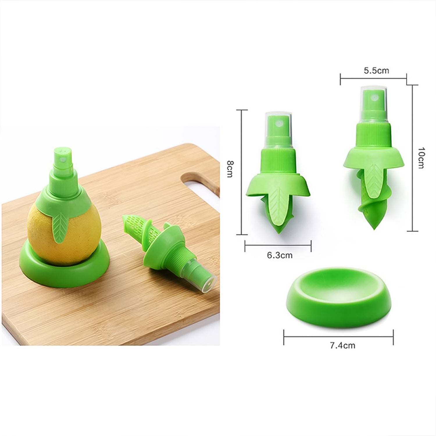 portable lemon spray gadget for fresh juice, user-friendly lemon spray nozzle for drinks, eco-friendly citrus spray bottle for everyday use