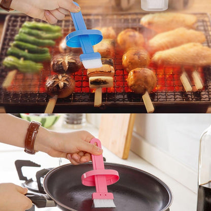 oil brush for kitchen, baking oil spatula, heatproof brush with holder, bbq oil brush, plastic pastry brush, butter spreader, kitchen cooking brush