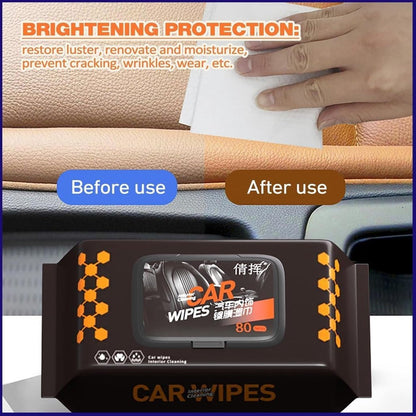 car dashboard scratch remover tissue, car interior cleaning wipes India, dashboard wipes 80 pc set for cars, best car polish wipes for dashboard,