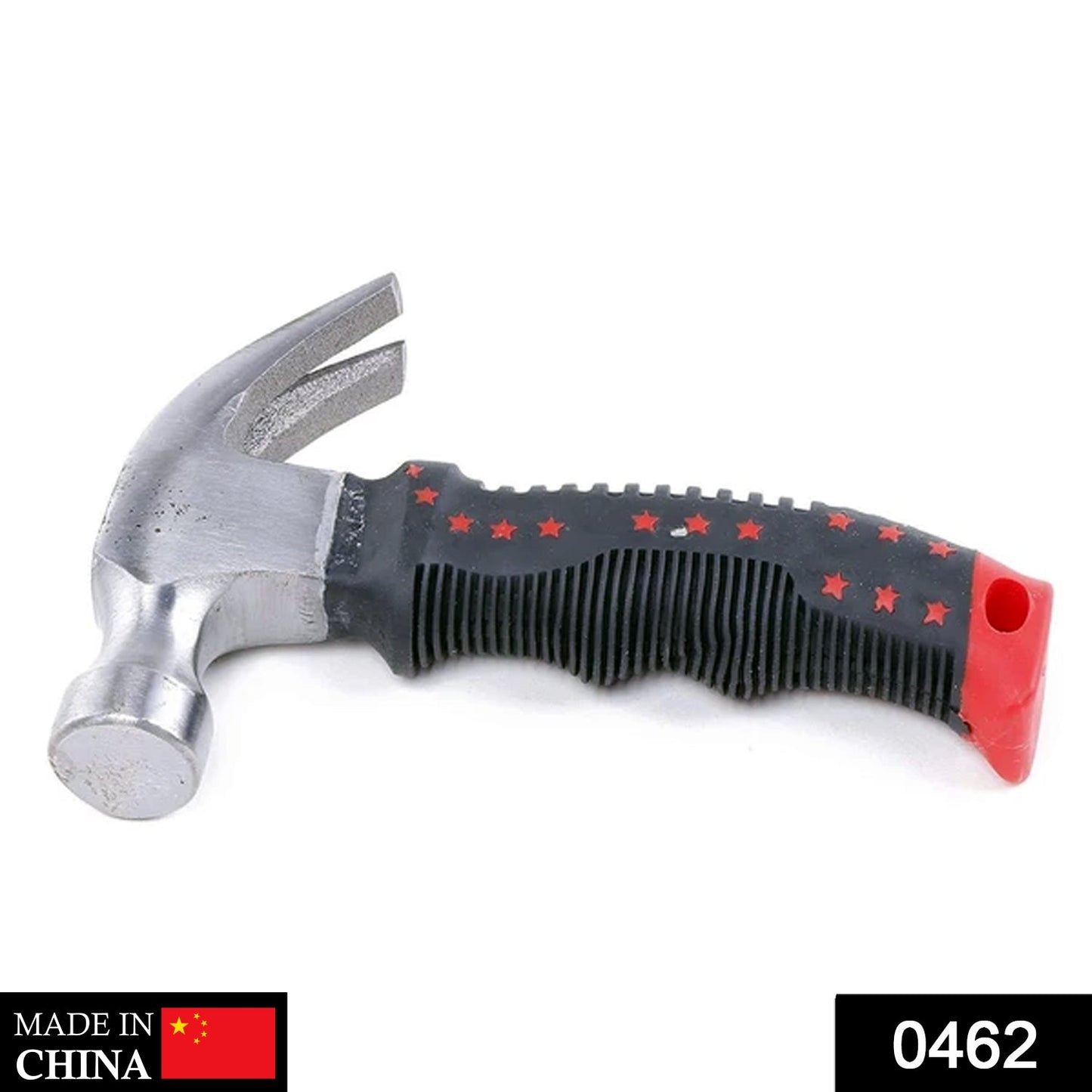 Compact claw hammer for precise work. Mini claw hammer, compact carpenter hammer, fiberglass handle hammer, anti-slip grip hammer, small hammer for home use, hathodi