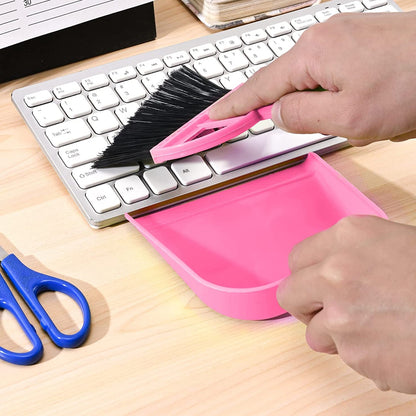dustpan with brush, supdi broom set, plastic cleaning set, multipurpose dustpan, keyboard cleaner, table brush, dust cleaner, mini broom set, cleaning tools