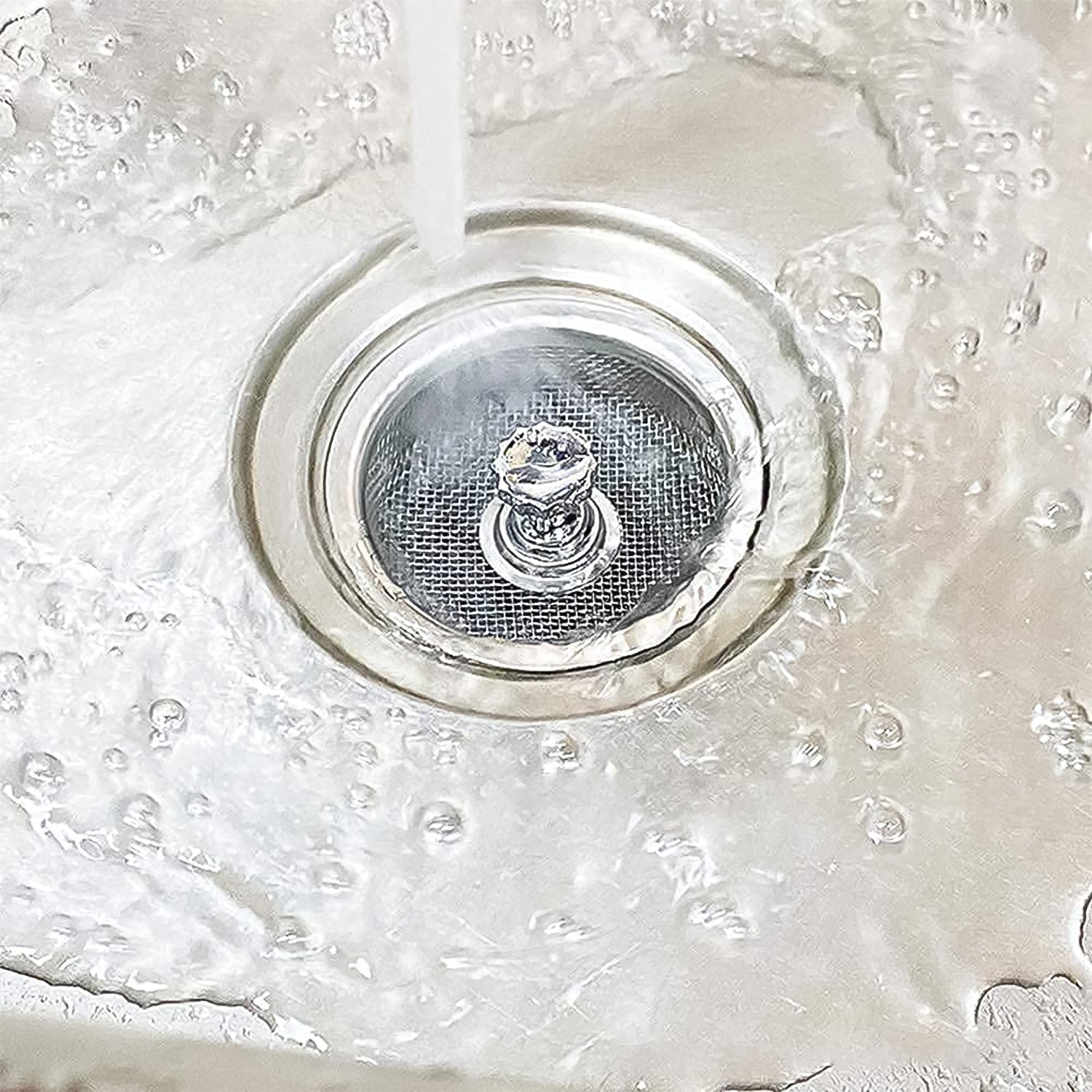 kitchen sink accessories India, stainless kitchen strainer, drain basket stainless steel, clog-free sink strainer, reusable sink drain filter