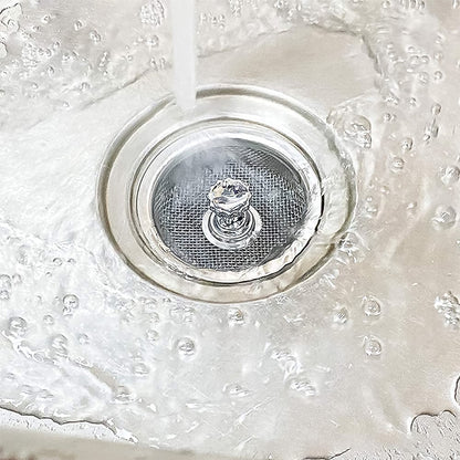 kitchen sink accessories India, stainless kitchen strainer, drain basket stainless steel, clog-free sink strainer, reusable sink drain filter