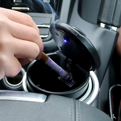 car ashtray, smokeless ashtray for car, LED car ashtray, ashtray with lid, portable car ashtray, car cupholder ashtray, car ash tray with light, travel ashtray for smokers, blue light car ashtray, car ashtray India

