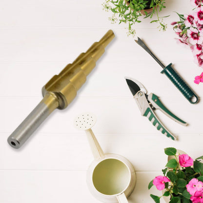 step drill bit, HSS drill bit, metal drill bit, cone drill bit, high-speed steel drill, tapered drill bit, sheet metal drill, DIY drill bit

