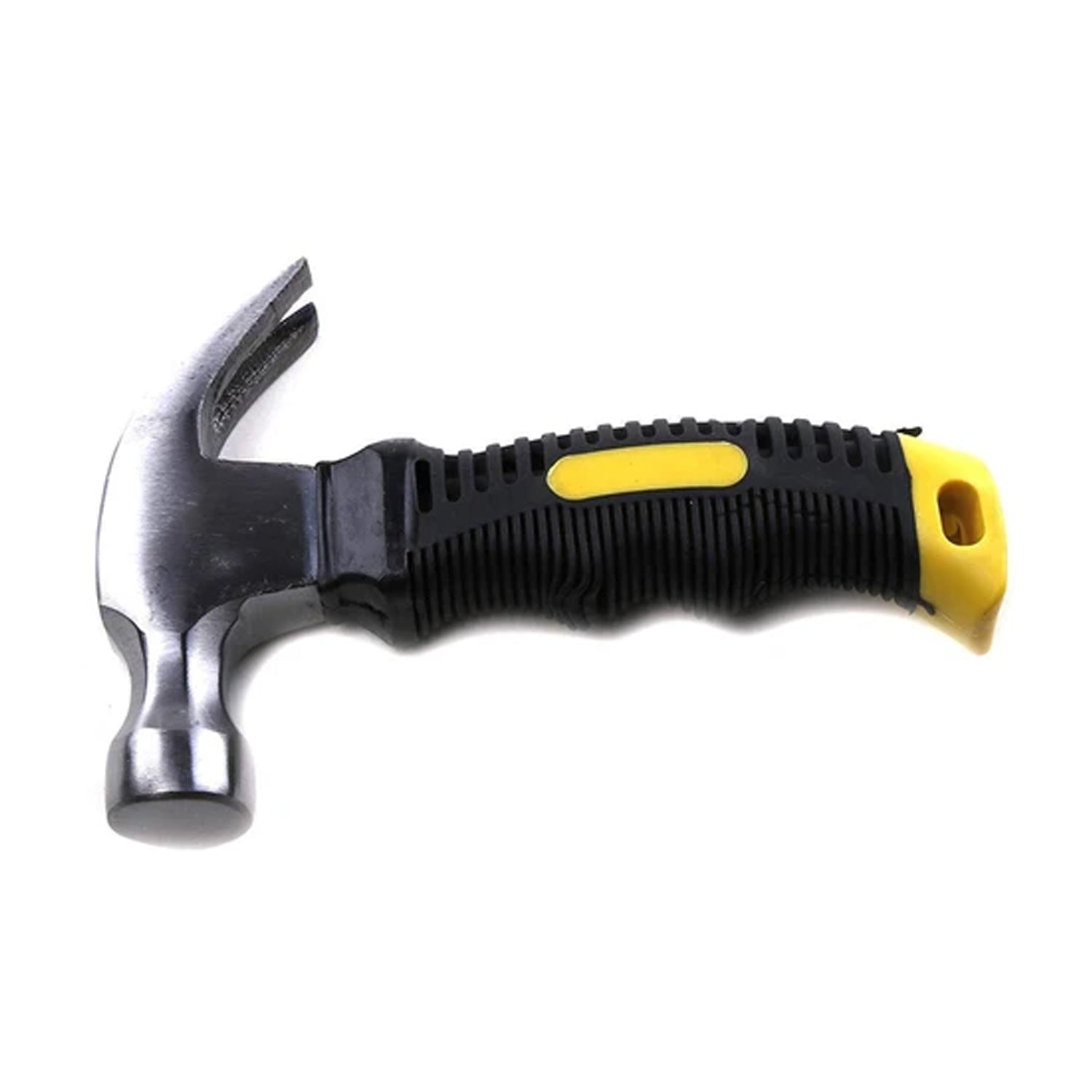 Durable mini hammer for carpenters. Mini claw hammer, compact carpenter hammer, fiberglass handle hammer, anti-slip grip hammer, small hammer for home use, hathodi