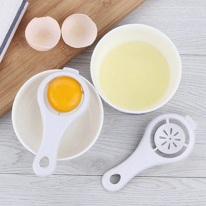 baking tools for separating egg whites, plastic egg separator BPA free, mess free egg yolk separator online,