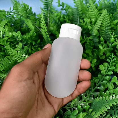  travel-friendly plastic bottle for liquid essentials, colorful 60ml travel bottle for vacation or office, refillable bottle for shampoo conditioner lotion