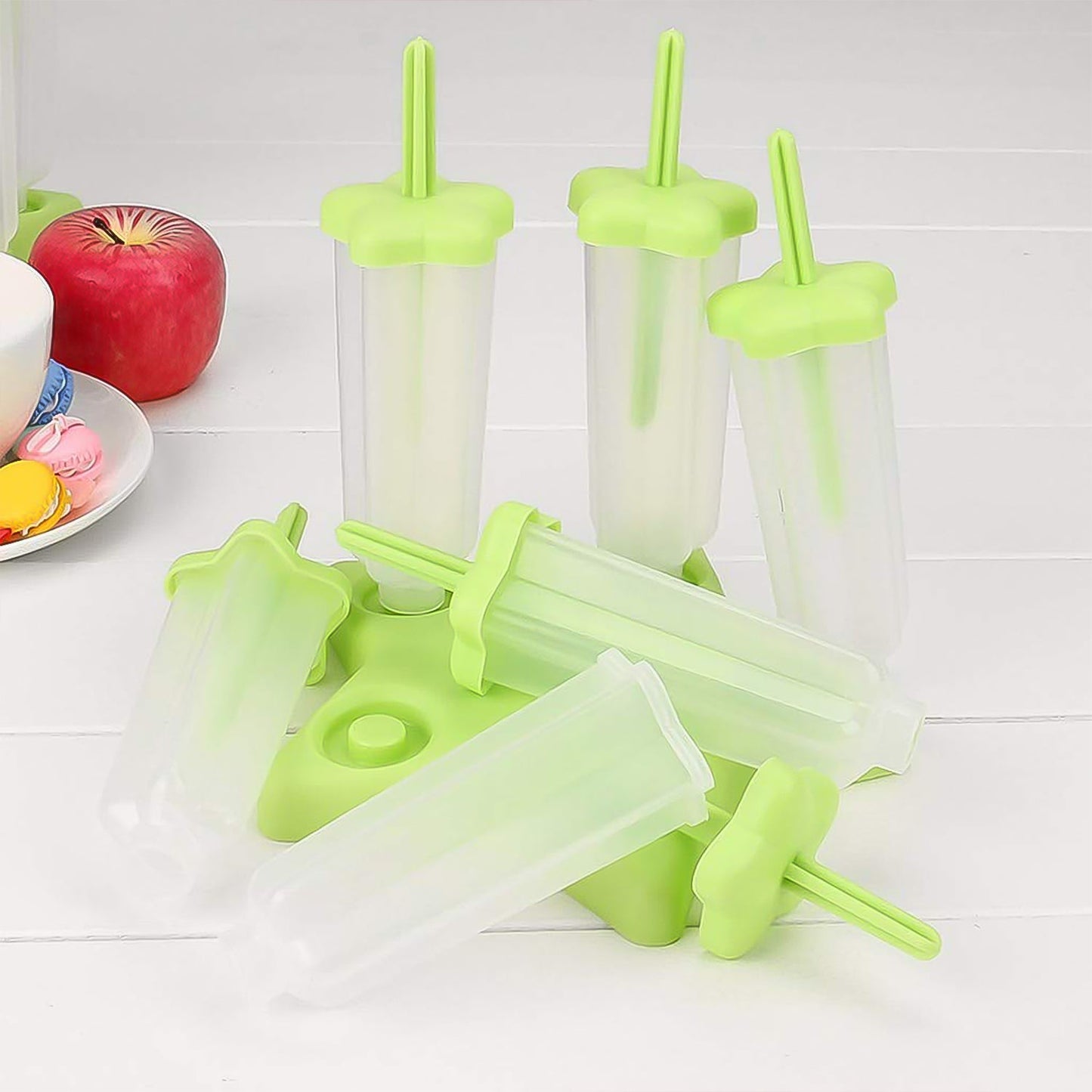 BPA-free ice pop molds, plastic ice cream containers, kulfi ice cream molds, 