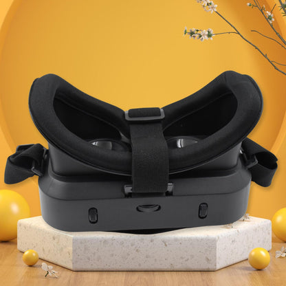 adjustable VR headset with lens control, virtual reality headset for cinematic phone use, mobile compatible VR glasses under budget, phone VR box for YouTube 360 and 3D apps, smartphone VR headset for travel and fun
