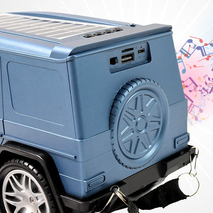 Bluetooth speaker for Thar, solar powered outdoor speaker, portable music system for car, wireless travel speaker with solar panel,
