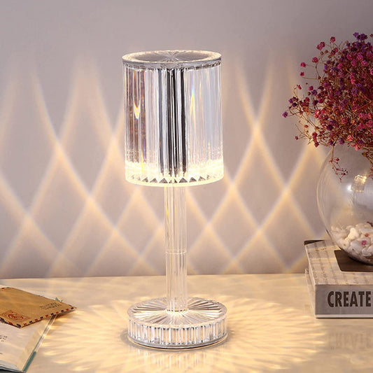 crystal table lamp, touch control lamp, usb table lamp, color changing lamp, nightstand lamp, bedroom lamp, modern desk lamp, led crystal lamp