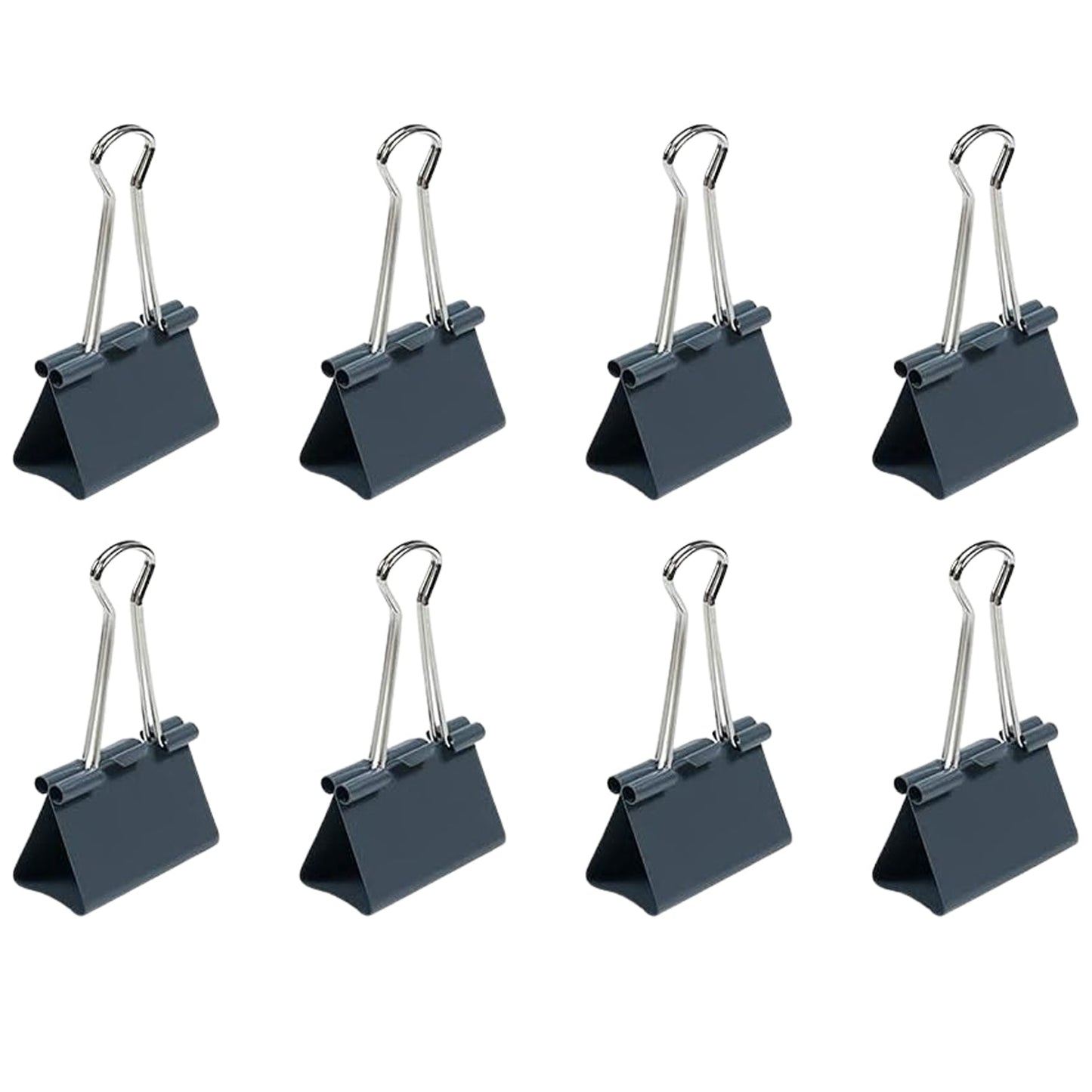 assorted colour binder clips for files and folders, 32 piece paper holding clips for everyday use, mix-colour binder clips for stylish office stationery, 32 mm binder clips for document organization, reusable and strong binder clips for paper management

