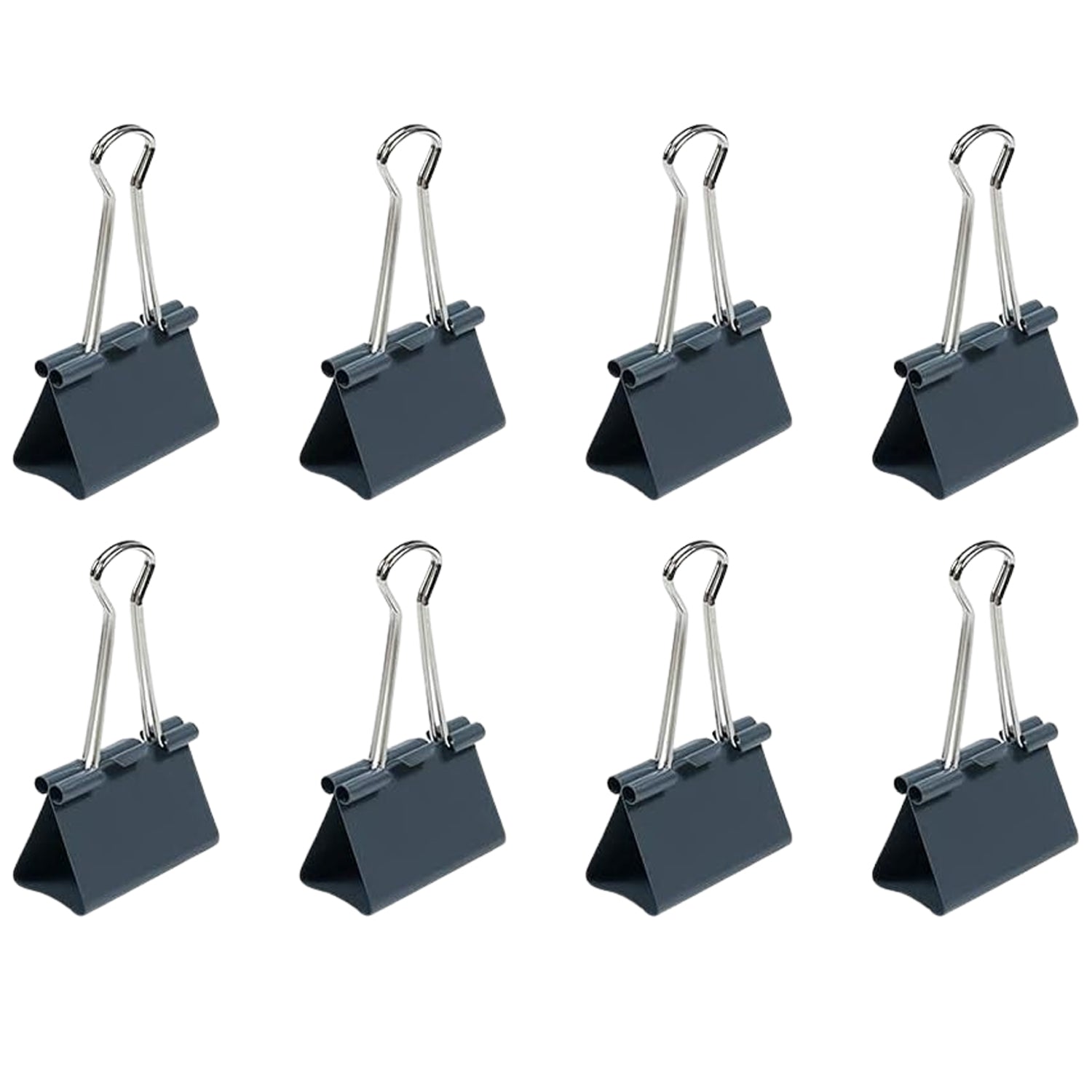 assorted colour binder clips for files and folders, 32 piece paper holding clips for everyday use, mix-colour binder clips for stylish office stationery, 32 mm binder clips for document organization, reusable and strong binder clips for paper management

