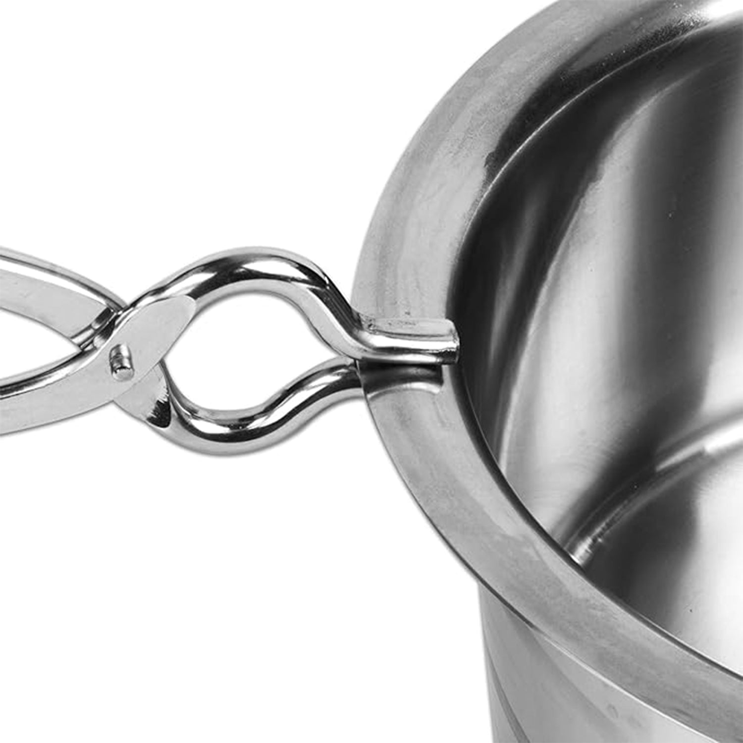 full round kitchen pakkad, Apex stainless steel tong, heat resistant pakkad, utensil lifting tong, strong grip pakkad India,