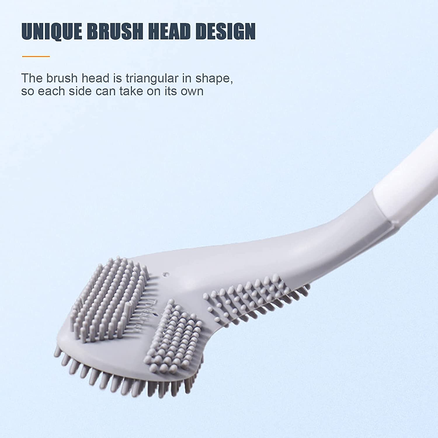 Stylish golf toilet cleaner brush with a holder. golf toilet brush, silicone toilet brush, wall-mounted toilet cleaner, 360 degree toilet brush, TPR toilet brush, magic hook toilet brush, toilet cleaning brush India