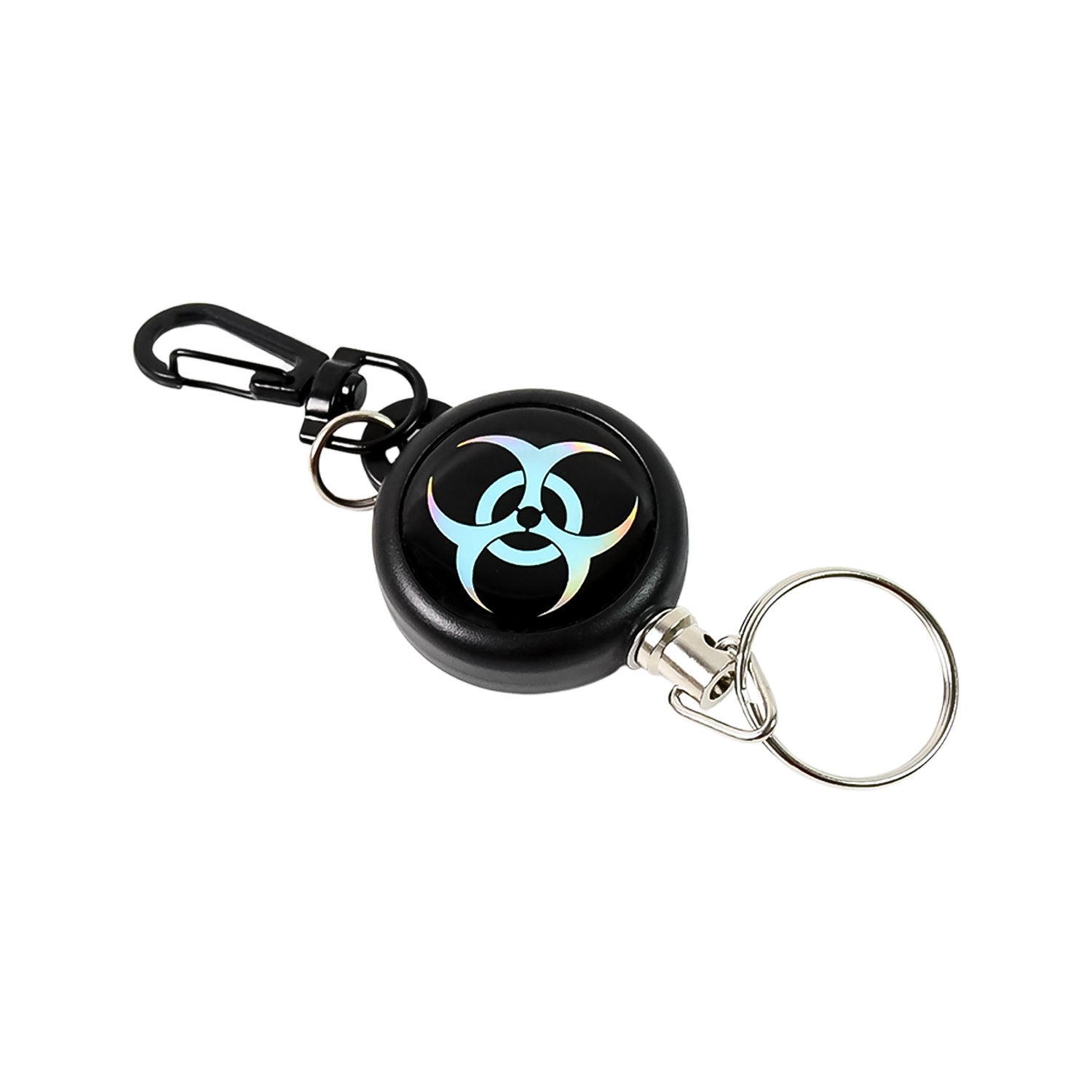best retractable keychain for security guards in India, durable safety key holder for car and bike keys, heavy duty key chain with hook and reel for outdoor use, belt mounted retractable key holder for professionals,