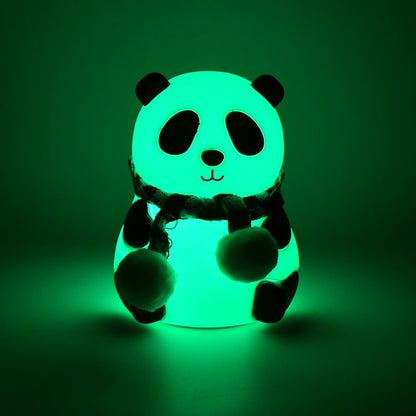 panda lamp for nursery and bedroom, kids night light rechargeable India, portable LED panda light for travel