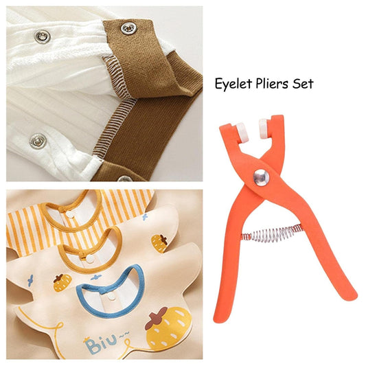 hole pliers with eyelets for fabric crafting, grommet pliers for clothes and DIY projects, eyelet punch tool for sewing and tailoring, buckle installation tool for shirts and leather, 
