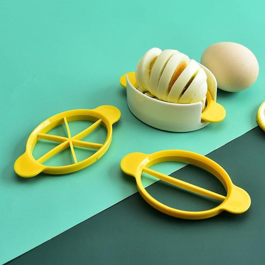 3-in-1 egg slicer with stainless steel wires, boiled egg slicer for kitchen use, preserved egg cutter with sharp steel blades, multi-function egg slicer with 3 cutting styles,