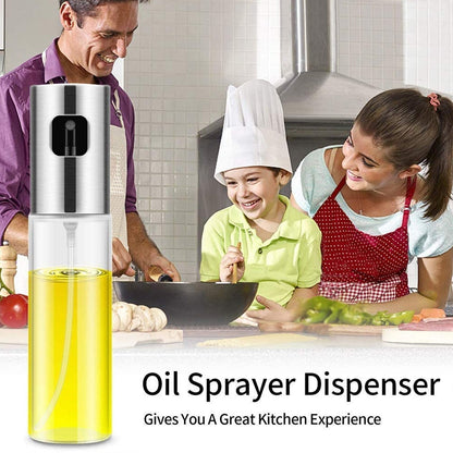 oil sprayer dispenser, 100ml oil spray bottle, cooking spray bottle, glass oil sprayer, kitchen oil dispenser, reusable oil bottle, BBQ oil spray