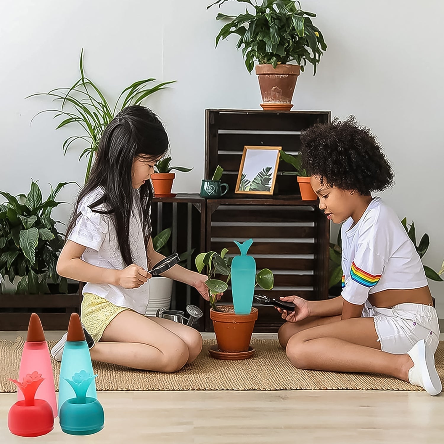  eco-friendly water dispenser for plants in India, self-watering spikes for houseplants and terrace garden, easy-to-use plant irrigation spikes for consistent watering