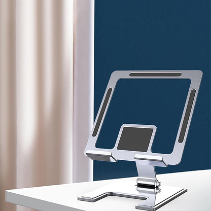 compact desk stand for mobile and tablet use, stylish adjustable stand for smartphones, ergonomic mobile holder for watching videos