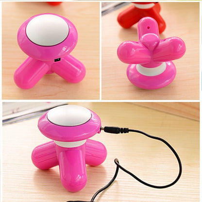 USB-powered massager for muscle relaxation and pain relief. USB body massager, portable vibration massager, electric pain relief device, full body muscle massager, compact body massager, handheld USB massager