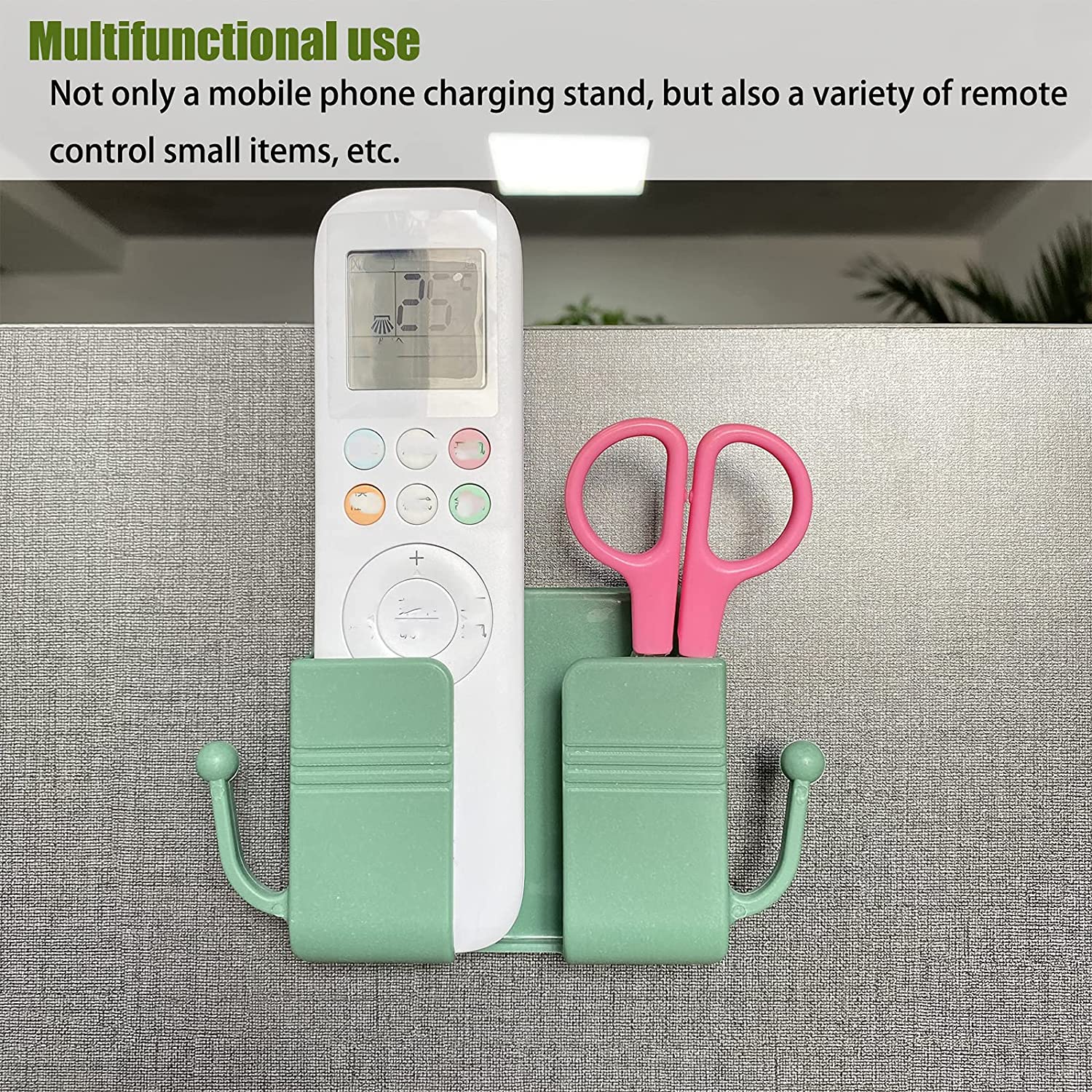 wall mount mobile stand, mobile holder with hook, wall hook for phone, plastic wall hanger, multipurpose phone stand, adhesive mobile stand, wall holder for home