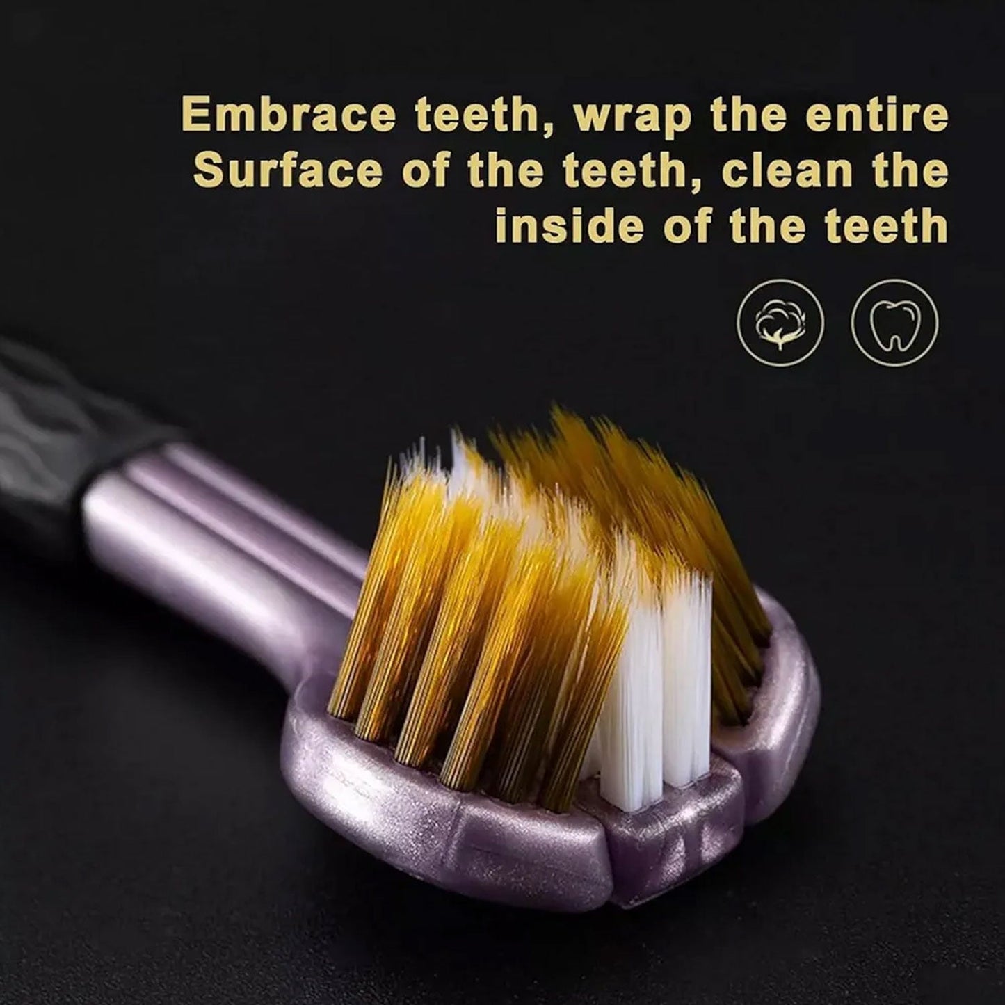 advanced toothbrush design, toothbrush for healthy gums, best toothbrush for braces, triple sided toothbrush, gentle brushing toothbrush