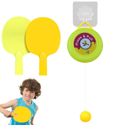 portable indoor table tennis self training kit for kids and adults, table tennis hanging set with 3 practice balls, easy-to-use self training ping pong kit for home use, best indoor table tennis set for children and beginners, hanging ping pong ball practice set for solo training,