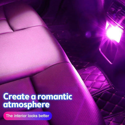 Diamond shape mini USB LED light, colorful design. mini USB LED light, diamond car LED light, white USB night lamp, car interior light, home decor USB lamp, portable USB LED light