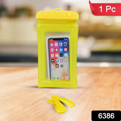  floating phone bag for travel and beach, waterproof mobile cover for all smartphones, transparent waterproof pouch for phone, mobile pouch for rain and water protection