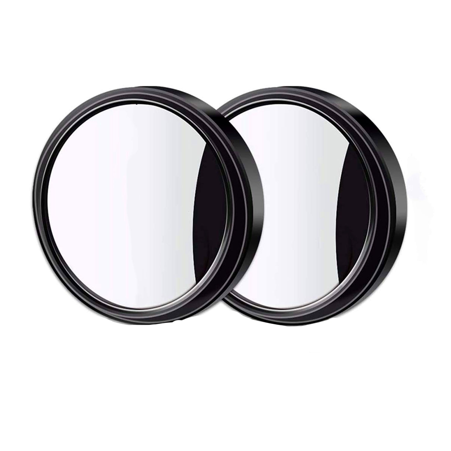 blind spot mirrors for cars, 360 swivel convex mirror, stick-on rear view mirror, HD car safety mirrors, car accessory mirrors India,