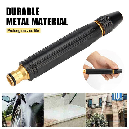 Complete set of high pressure water gun nozzle. high pressure water gun, car wash spray gun, metal nozzle, garden water spray, adjustable spray gun, outdoor cleaning tool, heavy duty nozzle
