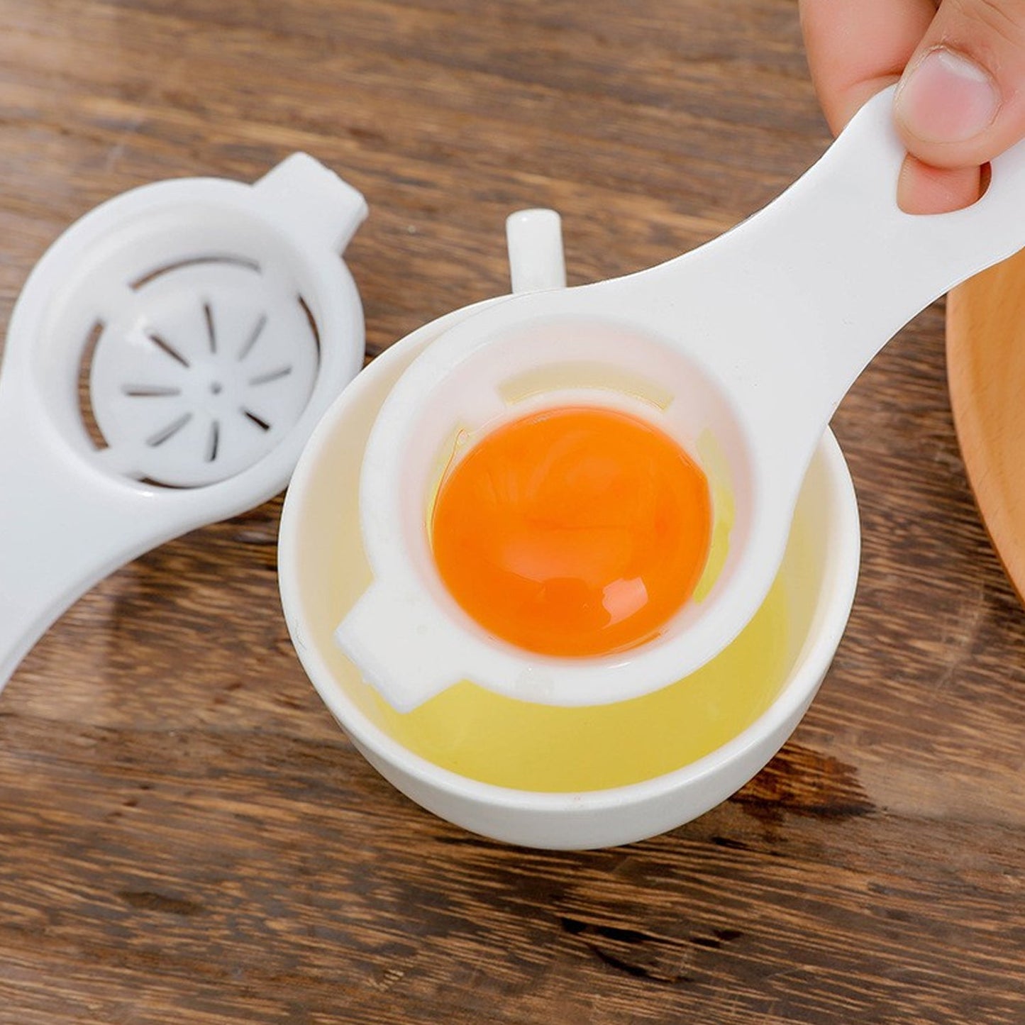 protein egg separator for gym diet, egg yolk filter kitchen helper, egg cracking and separation tool
