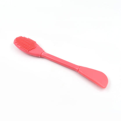 2-in-1 silicone face mask brush for cleansing and mud mask
