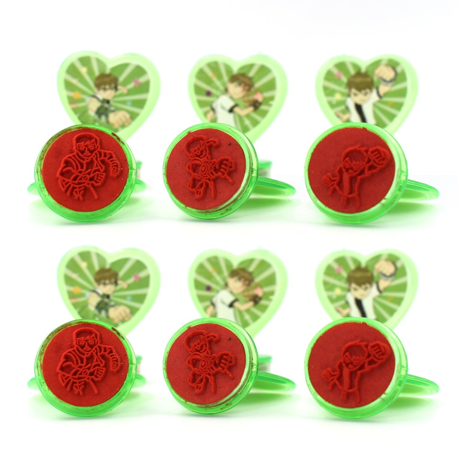 Cartoon heart-shaped stamps, perfect for teachers and students, cartoon character stamps, motivation stamps, reward stamps for kids, teacher stamps, red ink stamps, fun stamps for students, reusable stamps, kid reward tools